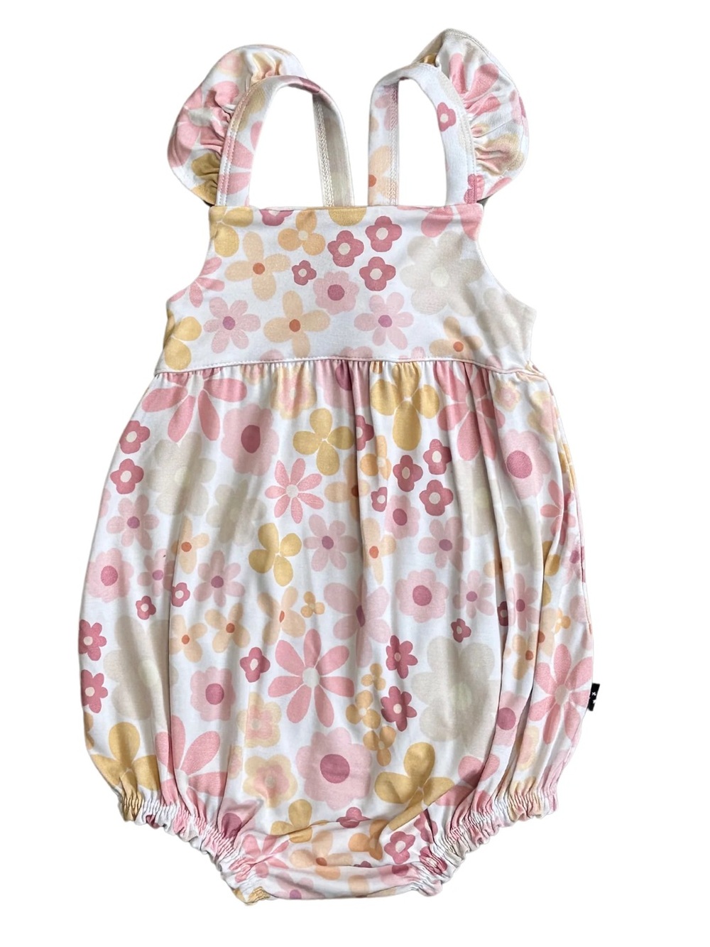 Blush Lotus Lennon bubble romper baby size 0-3 months